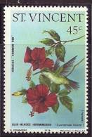 St Vincent 1976  Birds Aves Oiseaux Vegels  Blue-headed Hummingbird  - Cyanophaia Bicolor MLH - Colibris