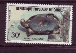 Congo Français YV 684 O 1982 Tortue - Tortues
