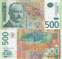 SERBIA  500 Dinara 2011 UNC , (Prefix AA) - Serbien