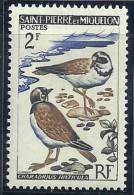 St Pierre Et Miquelon  1963 Birds Aves Oiseaux Vegels - Semipalmated Plover    Charadrius Semipalmatus MH - Albatros