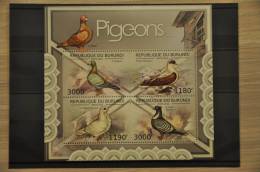 H 263 ++ REP. BURUNDI 2012 VOGELS BIRDS DUIF PIGEON POSTFRIS MNH ** - Neufs