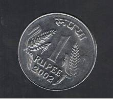 INDIA  -  1 Rupia  2002  (ceca Punto)  KM718 - Inde