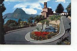 Lugano La Chiesa Di Castagnola Con Il S. Salvatore 1963 - Agno