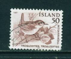 ICELAND - 1981 Birds 50a Used (stock Scan) - Gebraucht
