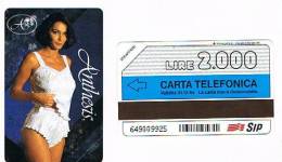 TELECOM ITALIA (PERIODO SIP) PRIVATE PUBBLICHE CAT. C.& C. 3275  - ANTHESIS BLU  2.000 - NUOVA - Privadas - Homenaje