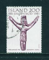 ICELAND - 1981 Missionary Work 200a Used (stock Scan) - Usados