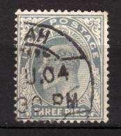 INDIA - 1902/09 YT 57 USED - 1902-11 Koning Edward VII