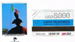 TELECOM ITALIA (PERIODO SIP) PRIVATE PUBBLICHE - C.& C. 3297 - CARABINIERI  2000 - NUOVA - Private-Omaggi