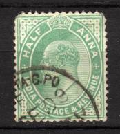 INDIA - 1906 YT 74 USED - 1902-11  Edward VII