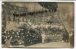 - Carnaval D´Aix En Provence, ( XXXI ), 1924, Carte Photo Rare, Grand Char, Ballon Dirigeable, Splendide, Scans. - Aix En Provence