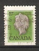 Canada  1977 -86  Difinitives: Queen Elizabeth II  (o) - Sellos (solo)