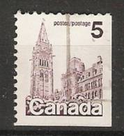 Canada  1977 -86  Difinitives: Parliament  (o) - Sellos (solo)