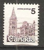 Canada  1977 -86  Difinitives: Parliament  (o) - Single Stamps