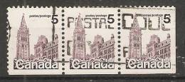 Canada  1977 -86  Difinitives: Parliament  (o) - Sellos (solo)