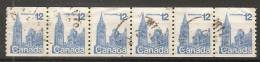 Canada  1977 -86  Difinitives: Parliament  (o) Coil Stamps - Francobolli In Bobina