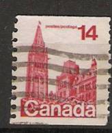 Canada  1977 -86  Difinitives: Parliament  (o) Coil Stamps - Rollo De Sellos