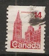 Canada  1977 -86  Difinitives: Parliament  (o) Coil Stamps - Coil Stamps