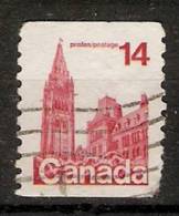 Canada  1977 -86  Difinitives: Parliament  (o) Coil Stamps - Rollo De Sellos