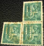 India 1980 Agriculture 15 X3 - Used - Used Stamps