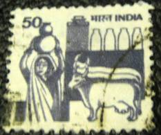 India 1982 Agriculture Milk Production 50 - Used - Used Stamps