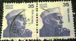 India 1980 Nehru 35 X2 - Used - Used Stamps