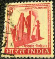 India 1974 Family Planning 5p - Used - Usati