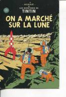 (200) Les Aventure De Tintin Et Milou - On A Marché Sur La Lune - Cartas