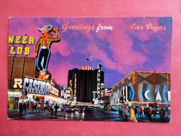 > NV - Nevada > Las Vegas Night Street View Greetings -ref 861 - Las Vegas