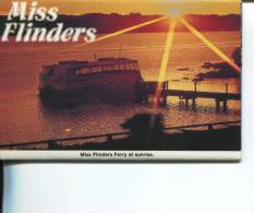 (13) Postcard View Folder - Depliant De Carte Postale - WA - Miss Flinders Ferry Boat - Sonstige & Ohne Zuordnung