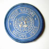 UNITED  NATIONS  UNITES   MILITARE ITALIA  GUERRA   MILITARY MILITAIRE - Escudos En Tela