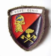 2 PATCH RGPT  GENIO      MILITARE ITALIA  GUERRA WAR    MILITARY MILITAIRE - Patches