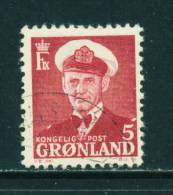 GREENLAND - 1950 Frederick IX 5o Used (stock Scan) - Used Stamps