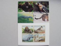UNO-Genf 227/0 Maximumkarte MK/MC No. 17, Gefährdete Arten 1993, Fauna - Maximum Cards