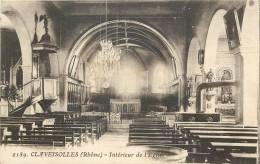 69 CLAVEISOLLES - Intérieur De L'église - Sonstige & Ohne Zuordnung