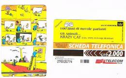 TELECOM ITALIA - OMAGGIO PRIVATE - CAT. C.&C. 3395 - COMICS: KRAZY CAT        2.000 - NUOVA - Privé - Hulde