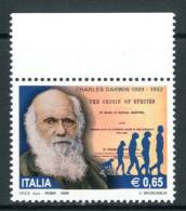 ITALIA / ITALY 2009** - Charles Darwin - 1 Val. MNH Come Da Scansione - 2001-10:  Nuovi