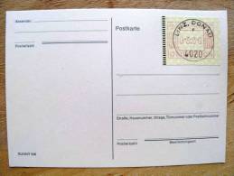 Post Card From Austria Osterreich, ATM Machine Stamp 3,00, Linz Donau - Franking Machines (EMA)