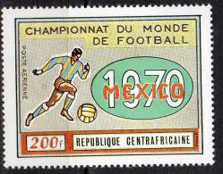 N° 88 PA - Neuf* - Football - Centrafrique - 1970 – Mexique