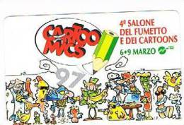 TELECOM ITALIA - OMAGGIO PRIVATE - C.&C. 3440 -  1997, CARTOOMICS, MILANO: 4^ SALONE DEI CARTOONS   5.000 - NUOVA - Private-Omaggi