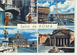 Saluti Da ROMA - Guardie Svizzere, Piazza S. Petro, Castel Sant 'Angelo, Pantheon - Panthéon