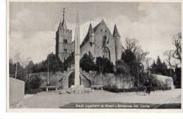 Ingelheim Rhein Ehrenmal Mit Kirche Fahrrad Sw Kleinformat 50er - Ingelheim