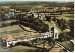 CPSM BIDACHE (Pyrénées Atlantiques) - Vue Aérienne : Les Ruines Du Château Des Ducs De Grammont - Bidache