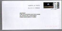 France Entier Postal PAP MonTimbreaMoi Ou MonTimbreenLigne ? Vignette Espace Lune Pélichet 0,58 E Valable =) 26-05-2011 - Other & Unclassified