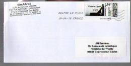 France Entier Postal PAP MonTimbreaMoi Ou MonTimbreenLigne ? Vignette Communiquer 0,56 E MacAdvice Villeneuve Sur Bellot - Autres & Non Classés