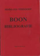 Boon-Bibliografie - Het Afzonderlijke Werk En Zijn Wordingsgeschiedenis - Antique