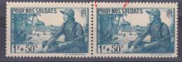 FRANCE VARIETE  N° YVERT  452 POUR NOS SOLDATS NEUFS LUXE - Unused Stamps