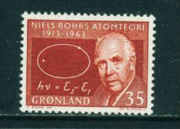 GREENLAND - 1963 Bohr 35o Mounted Mint - Ongebruikt