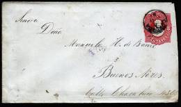 A1708) Argentina Argentinien Cover From Cordoba 12.1.1887 To Buenos Aires - Lettres & Documents