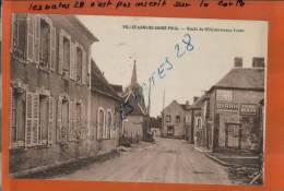 CPA 89, VILLEFRANCHE-SAINT-PHAL, Route De Villeneuve-sur-Yonne, Scènes & Types, Petit Animé,  Mars 2013  - 461 - Other Municipalities