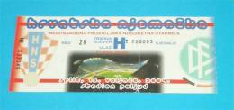 CROATIA : GERMANY - 2004. Football Match Ticket Soccer Billet Foot Fussball Calcio Biglietto Billete Deutschland - Tickets D'entrée